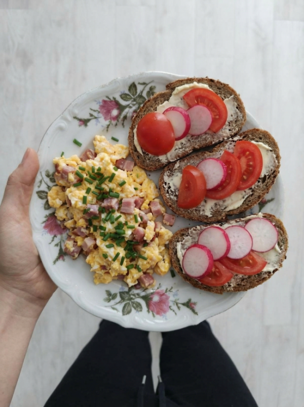 ai jajecznica z boczkiem